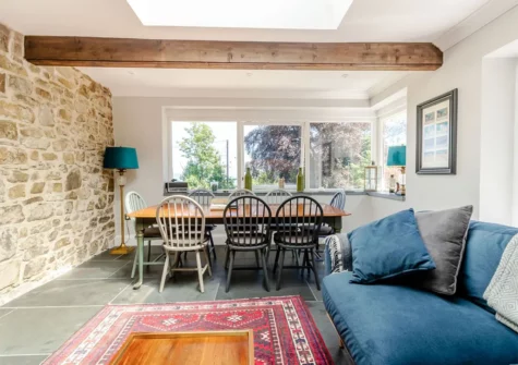 The first floor garden room at Rhodewood Lodge, Saundersfoot