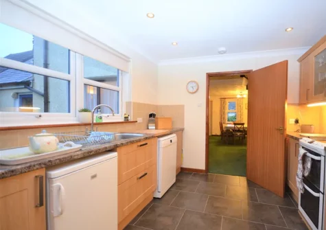The kitchen at Ropeyard Cottage, Fishguard