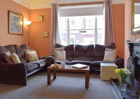 The living area at Rose Cottage, Tenby