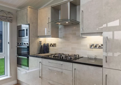 The kitchen at Sandpiper, Tenby