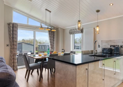 The kitchen at Sandpiper, Tenby