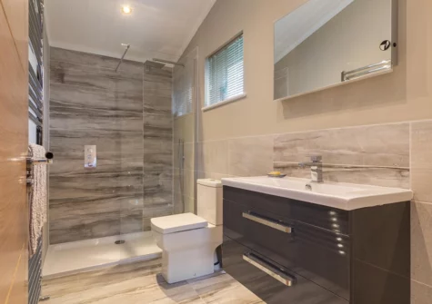 Bedroom #1 en-suite at Sandpiper, Tenby