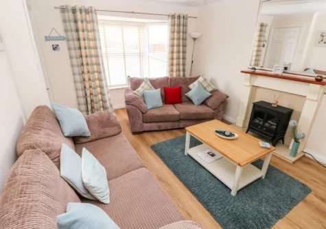 The living area at Sandyhill House, Saundersfoot