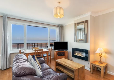 The living area at Sea Urchins Apartment, Sandtops, Saundersfoot