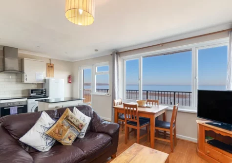 The living area at Sea Urchins Apartment, Sandtops, Saundersfoot