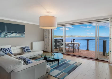 The living room at Seagull's Nest, Saundersfoot