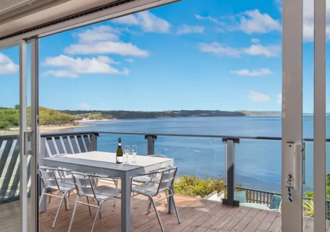The upper terrace at Seagull's Nest, Saundersfoot