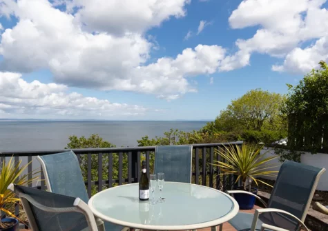 The lower terrace at Seagull's Nest, Saundersfoot