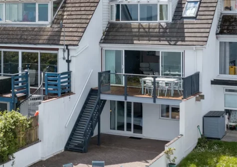 Take your pick from two terraces at Seagull's Nest, Saundersfoot and admire the panoramic views