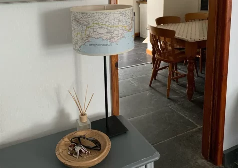 The living room at Seasalt Cottage, Tenby