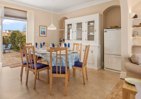 The kitchen & dining area at Seaways, Tenby