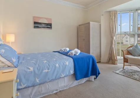 Bedroom #1 at Seaways, Tenby