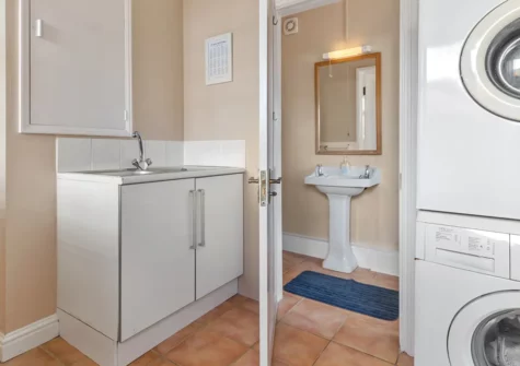 The utility room at Seaways, Tenby