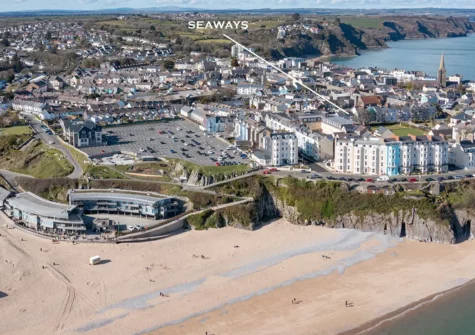 Seaways is a short walk from Tenby South Beach and the town's famous Victorian Esplanade