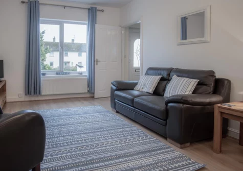 The living area at Shorelands, Manorbier