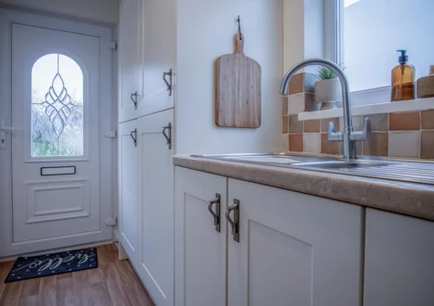 The kitchen at Shorelands, Manorbier