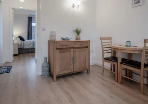 The dining area at Shorelands, Manorbier