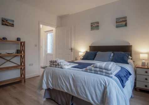 The bedroom at Shorelands, Manorbier