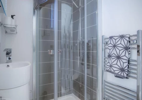 Bedroom #1 en-suite at Skylark, Tenby