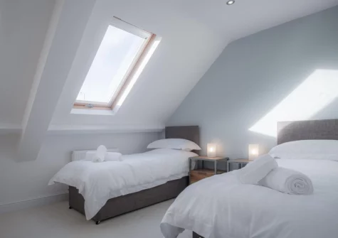 Bedroom #2 at Skylark, Tenby