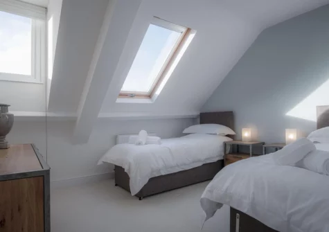 Bedroom #2 at Skylark, Tenby