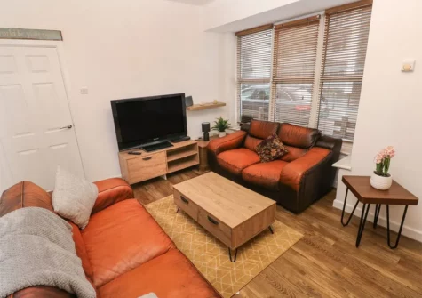 The living area at Smugglers Cottage, Saundersfoot