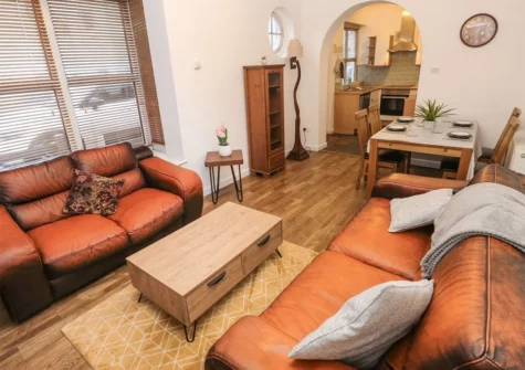 The living area at Smugglers Cottage, Saundersfoot