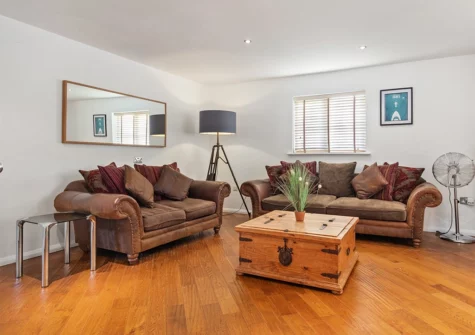 The living room at Soldeu, Saundersfoot