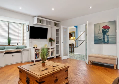 The living room at Soldeu, Saundersfoot