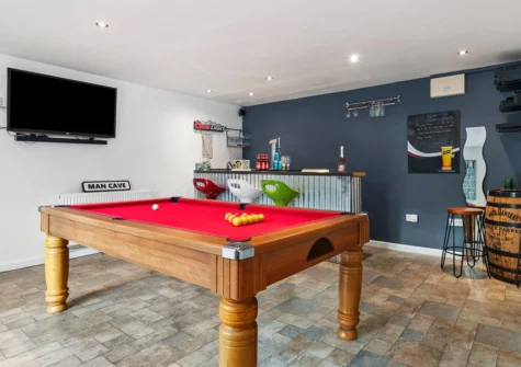 The games room at Soldeu, Saundersfoot