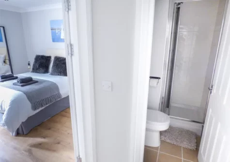 Bedroom #1 at South Beach, The Hideaway, Tenby