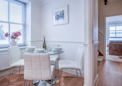 The dining area at South Beach View, Tenby