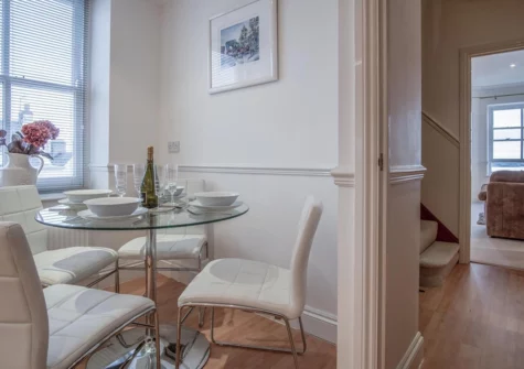 The dining area at South Beach View, Tenby