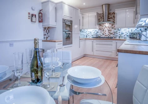 The dining area at South Beach View, Tenby