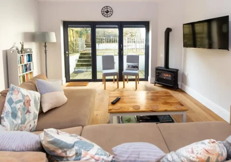 The living area at Southsea House, Tenby