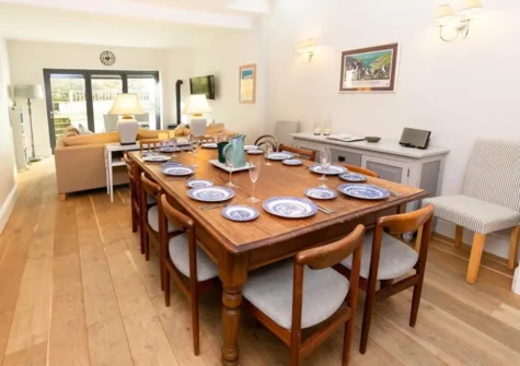 The dining area at Southsea House, Tenby