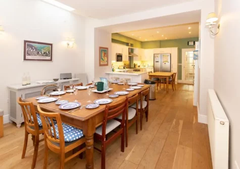 The dining area at Southsea House, Tenby