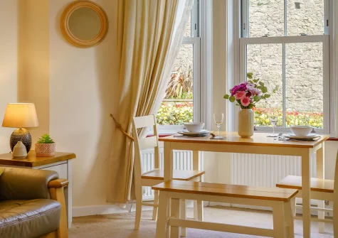 The dining area at Spetchley House 2, Tenby