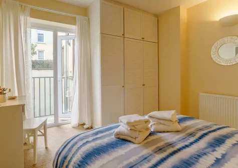 The bedroom at Spetchley House 2, Tenby