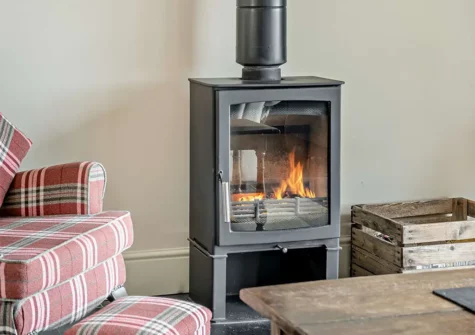 The living area at St Davids Bijou Retreat, Porthclais