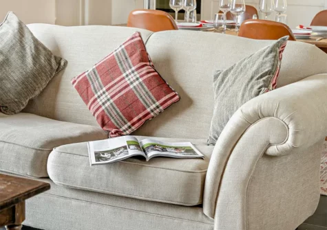 The living area at St Davids Bijou Retreat, Porthclais