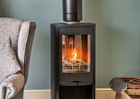 The living room at St Davids Corner House, Porthclais