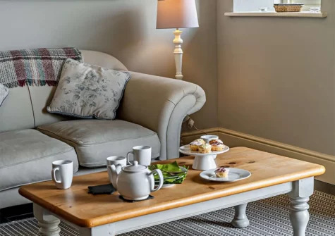 The living room at St Davids Corner House, Porthclais