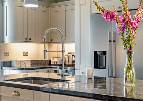 The kitchen at St Davids Farmhouse, Porthclais