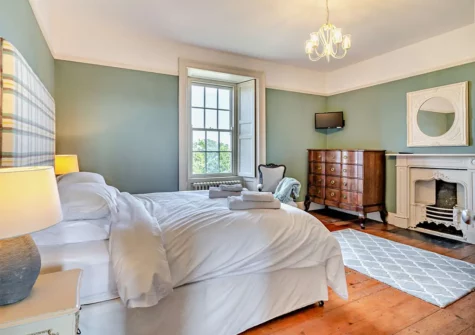 Bedroom #1 at St Davids Farmhouse, Porthclais
