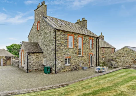 The garden at St Davids Farmhouse, Porthclais