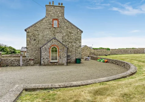 Outside St Davids Farmhouse, Porthclais