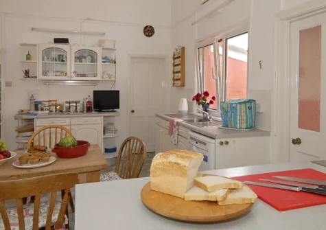 The kitchen at St Justinians, St Davids