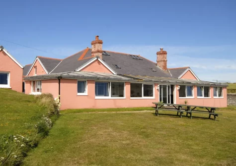 The garden at St Justinians, St Davids