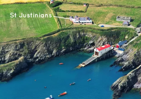 St Justinians, St Davids overlooks one of Pembrokeshire's most enviable & dramatic seascapes